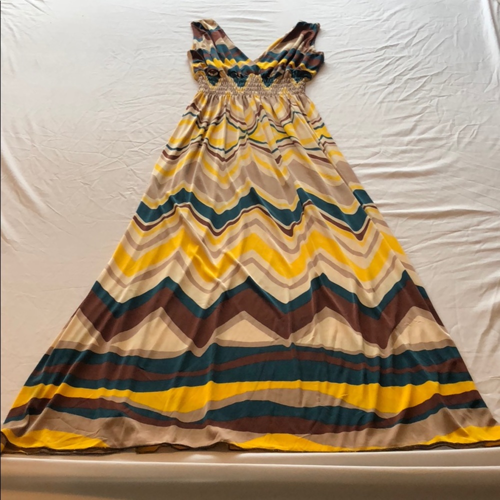 Long multi colored dress